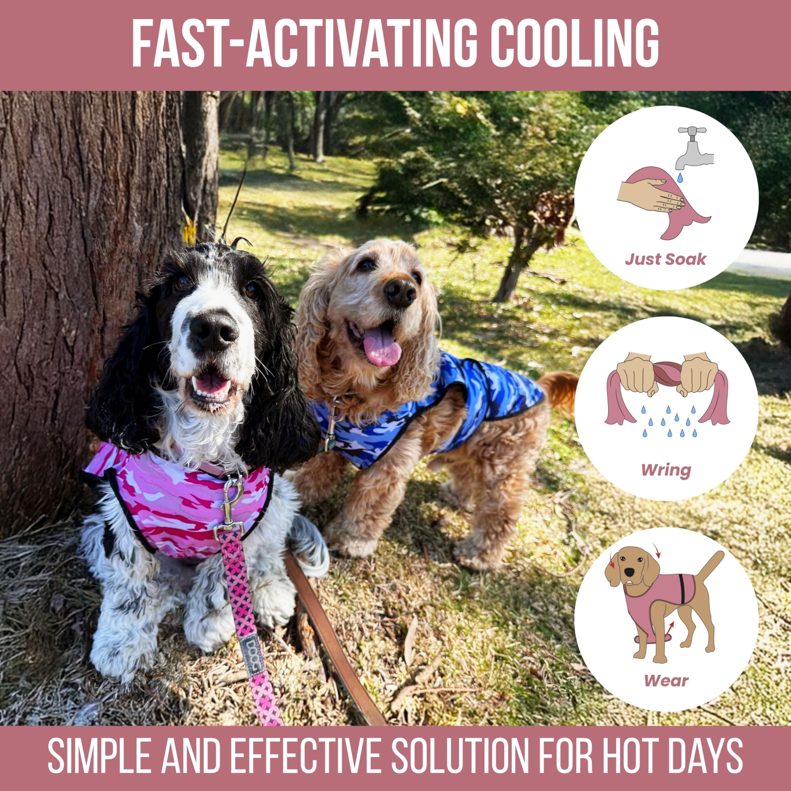 Amazon.com : LUCOLOVE Dog Cooling Vest - 2-Layer Cooling